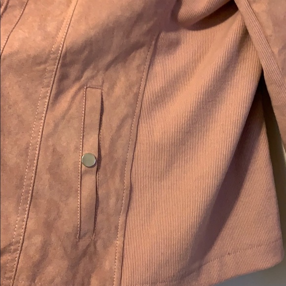 XL New Directions pink suede jacket - Picture 3 of 6